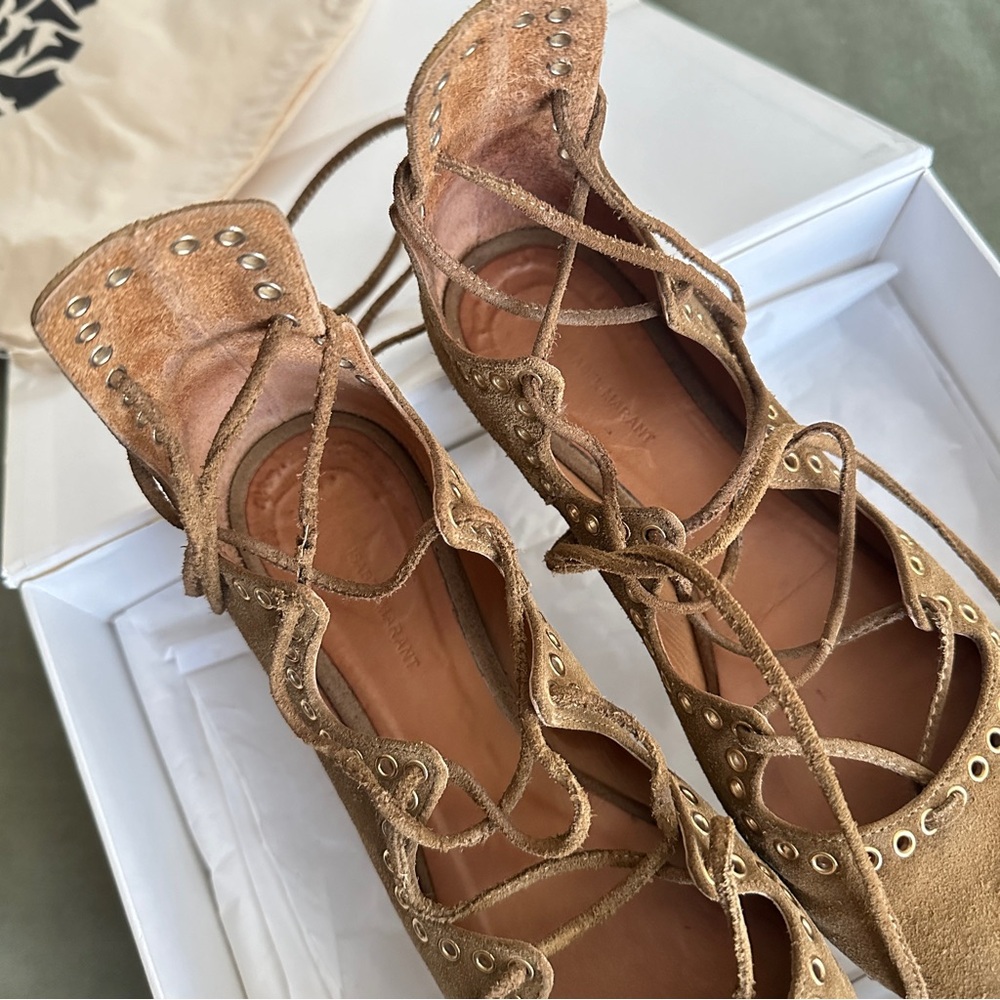 PRE OWNED ISABEL MARANT FLATS SIZE 36 - Picture 7 of 13